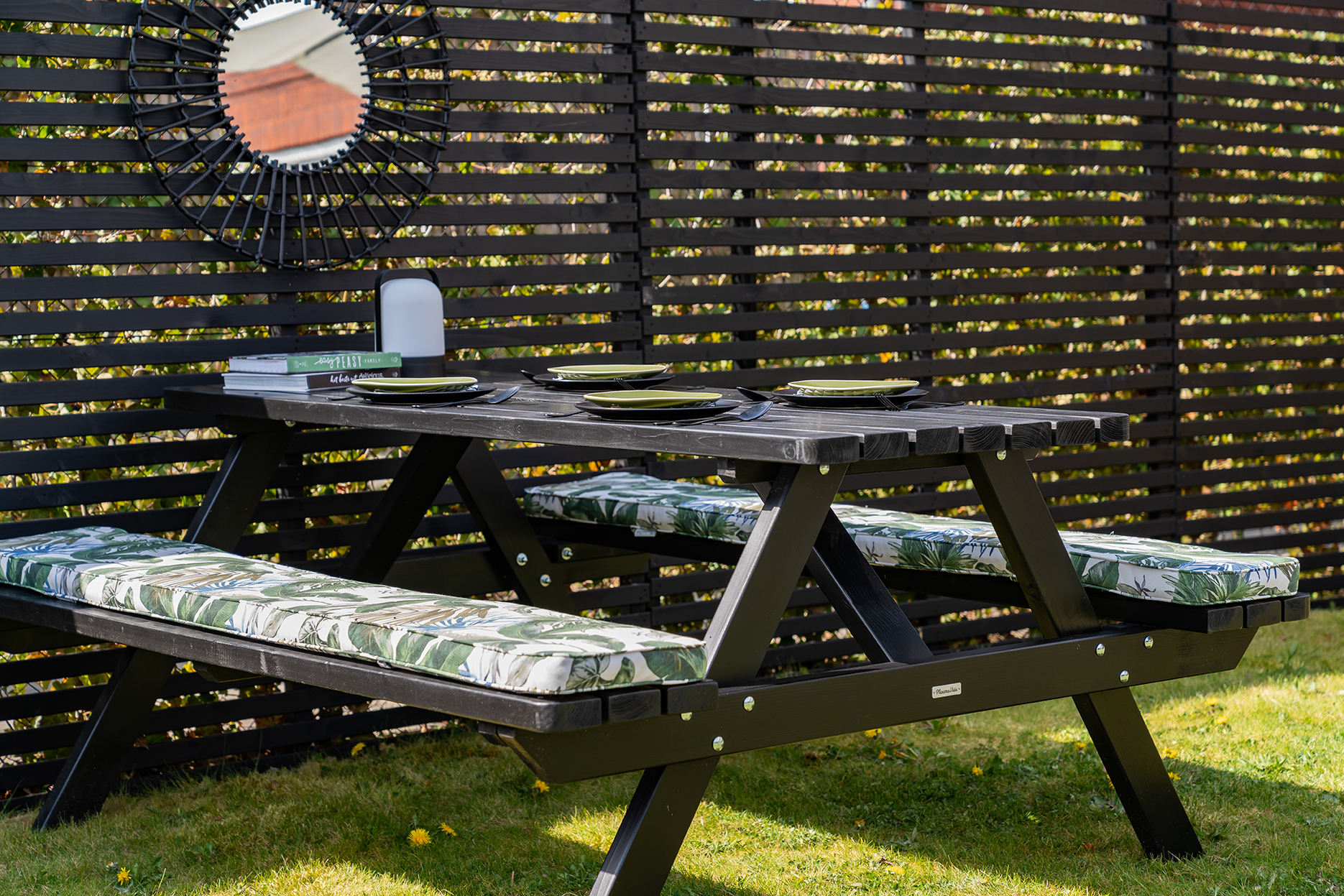 180cm picnic bench outlet cushion